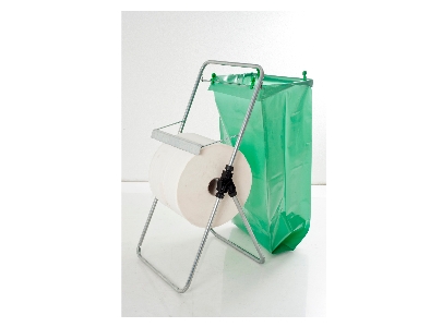 Art. 8101 Paper roll dispenser with bag holder