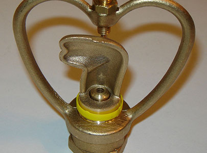 Brass butterfly shaped sprinkler 